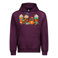 Mauve Wine American football coffee cups Urban Hoodie - AdoDesignShop