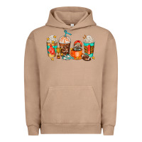 Pigment Burro American football coffee cups Urban Hoodie - AdoDesignShop