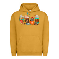 Pigment Peanut Butter American football coffee cups Urban Hoodie - AdoDesignShop
