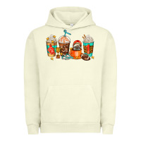 Pigment Pistachio American football coffee cups Urban Hoodie - AdoDesignShop