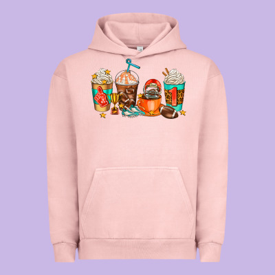 American Football Coffee Cups Urban Hoodie Designed By Adodesignshop