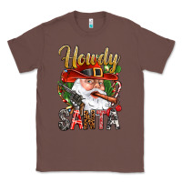 Chestnut Howdy Santa Classic Tee - NancyCooperArtShop
