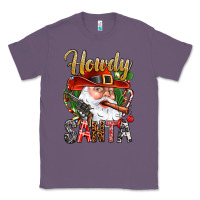 Lavender Howdy Santa Classic Tee - NancyCooperArtShop