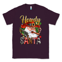 Plum Howdy Santa Classic Tee - NancyCooperArtShop