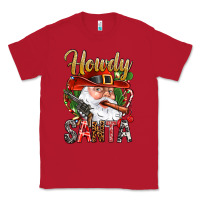 Red Howdy Santa Classic Tee - NancyCooperArtShop