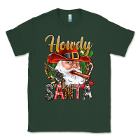 Sports Green Howdy Santa Classic Tee - NancyCooperArtShop