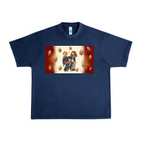 Navy cartoon wizards Urban Heavy Tee - TumblerDesignByShophia