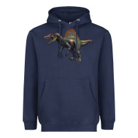 Navy spinosaurus Heavyweight Hoodie - Artiststas