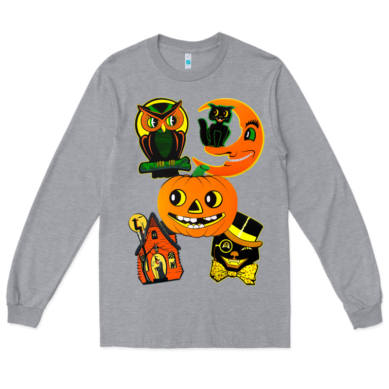 Vintage Halloween Long Sleeve Tee by minhPixels | Teevron