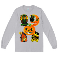 Moon Dust Vintage Halloween Long Sleeve Tee - minhPixels