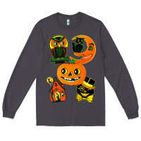 Smoke Vintage Halloween Long Sleeve Tee - minhPixels