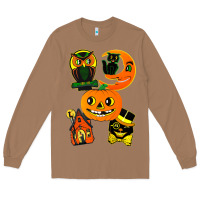 Toasted Coconut Vintage Halloween Long Sleeve Tee - minhPixels