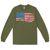 Army Green Oil Rig Worker Roughnecks Oilfield Man Gift American Long Sleeve Tee - minhPixels