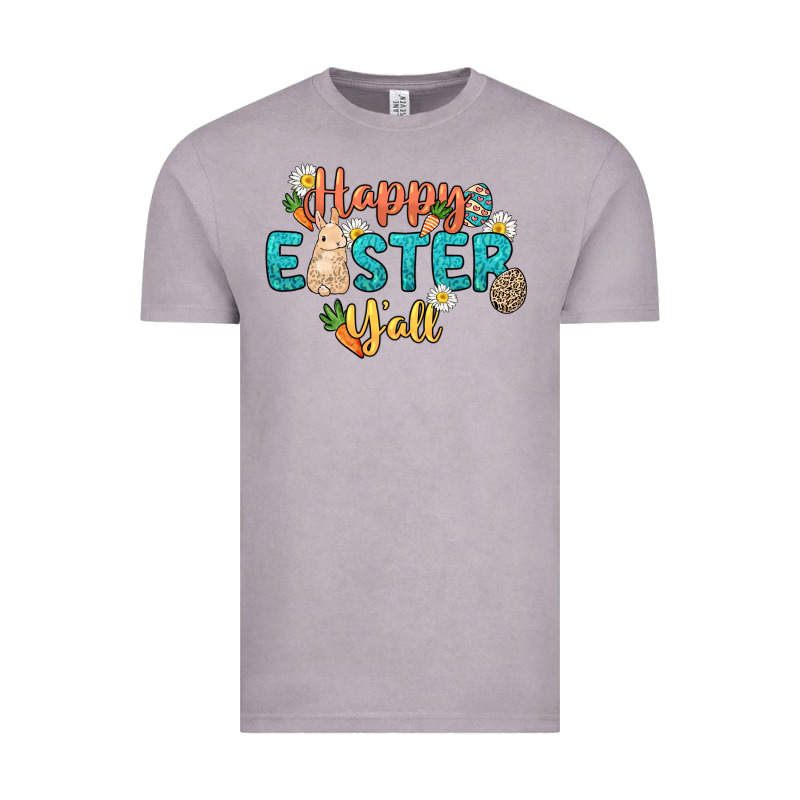 Happy Easter Y'all Easter Day Vintage Tee by HowdyJamesFarm | Teevron