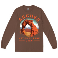 Chestnut Cool Arches National Park Utah Long Sleeve Tee - minhPixels