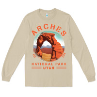 Mushroom Cool Arches National Park Utah Long Sleeve Tee - minhPixels