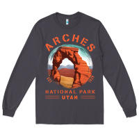 Smoke Cool Arches National Park Utah Long Sleeve Tee - minhPixels