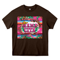 Chocolate Brown mama cita cactus serape Heavy Core Tee - LillyAllenDesigns