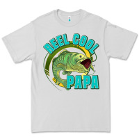 Dove Grey reel cool papa Premium Tee - Jasminsmagicworld