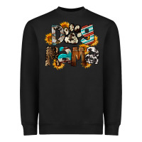 Black Dog Mama Heavyweight Sweatshirt - FaDigitalArtStudio