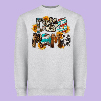 Dog Mama Heavyweight Sweatshirt Designed By Fadigitalartstudio