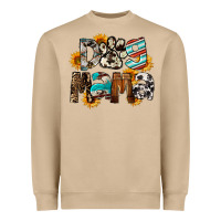 Mushroom Dog Mama Heavyweight Sweatshirt - FaDigitalArtStudio
