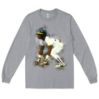 Heather Grey Rickey Henderson Long Sleeve Tee - minhPixels