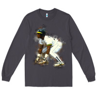 Smoke Rickey Henderson Long Sleeve Tee - minhPixels