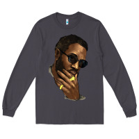 Smoke Black man Long Sleeve Tee - HowdyJamesFarm
