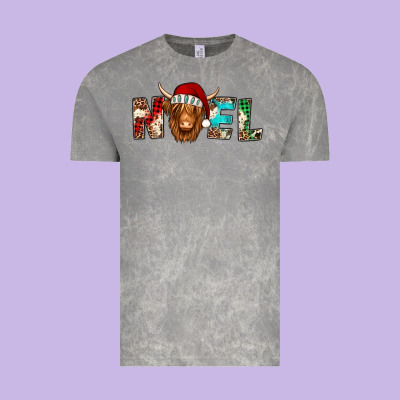 Noel Long Haired Shaggy Cow Vintage Tee Designed By Jasminsmagicworld
