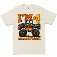 Bone i'm four this is how i roll monster truck birthday Premium Tee - Jasminsmagicworld