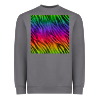 Storm colorful zebra seamless pattern Heavyweight Sweatshirt - BundleAndBundleShop
