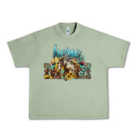 Oil Green Horse Mom Urban Heavy Tee - HowdyJamesFarm