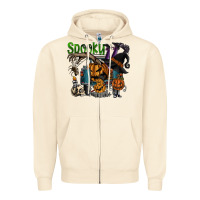 Sandshell spooky Zipper Hoodie - SublimationCraftShop