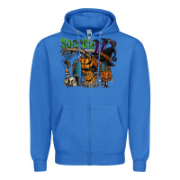 True Royal spooky Zipper Hoodie - SublimationCraftShop