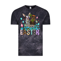 Cloud Black Happy Easter Heifers Easter Day Vintage Tee - HowdyJamesFarm