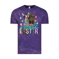 Cloud Purple Happy Easter Heifers Easter Day Vintage Tee - HowdyJamesFarm