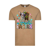 Vintage Coffee Happy Easter Heifers Easter Day Vintage Tee - HowdyJamesFarm