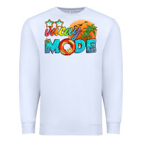 White vacay mode Premium Sweatshirt - Artiststas