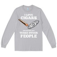 Moon Dust Funny Cigar Accessories Gift Set Cigar Lover Smokers Party Long Sleeve Tee - minhPixels