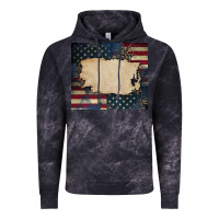 Cloud Black American flag add your text Vintage Hoodie - CowGirlArtShop