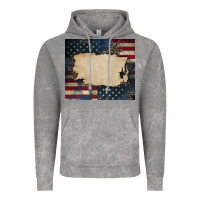 Cloud Rock American flag add your text Vintage Hoodie - CowGirlArtShop