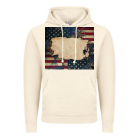 Vintage Artic American flag add your text Vintage Hoodie - CowGirlArtShop