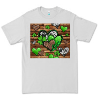 Dove Grey St. Patrick's Day hearts Premium Tee - Jasminsmagicworld