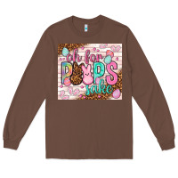 Chestnut Oh for peeps sake tumbler Easter Day Long Sleeve Tee - HowdyJamesFarm
