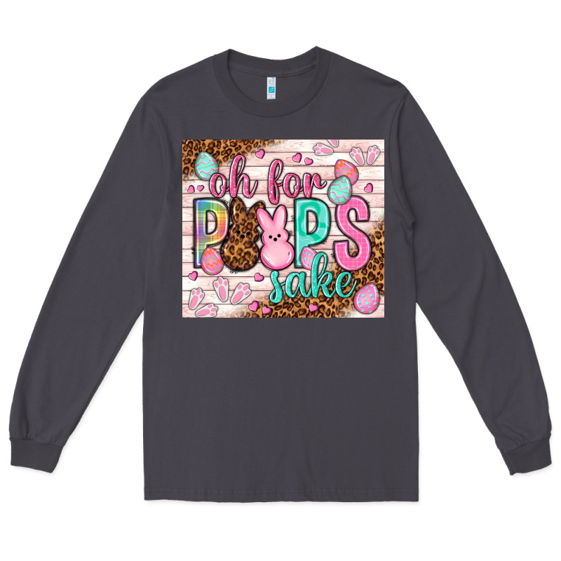 Oh For Peeps Sake Tumbler Easter Day Long Sleeve Tee by HowdyJamesFarm | Teevron