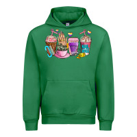 Emerald nail art  coffee cups Urban Hoodie - AdoDesignShop