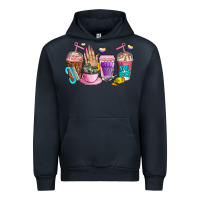 Navy nail art  coffee cups Urban Hoodie - AdoDesignShop