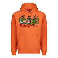 Carrot Just A Girl Who Loves Christmas Premium Hoodie - FaDigitalArtStudio