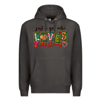 Smoke Just A Girl Who Loves Christmas Premium Hoodie - FaDigitalArtStudio